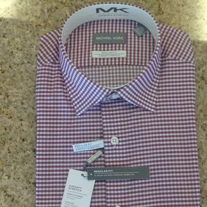 Michael Kors men's long sleeve dress shirt. NWT
